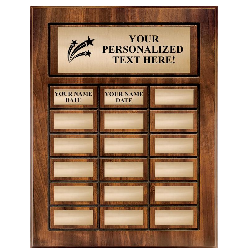 18 PLATES-PERPETUAL PLQ