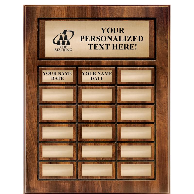 18 PLATES-PERPETUAL PLQ