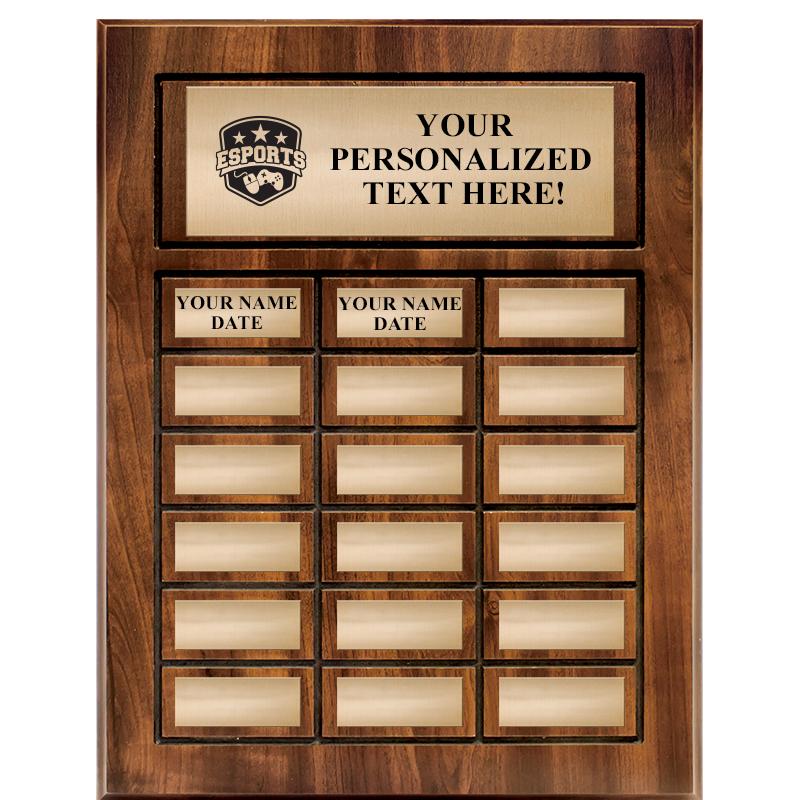 18 PLATES-PERPETUAL PLQ