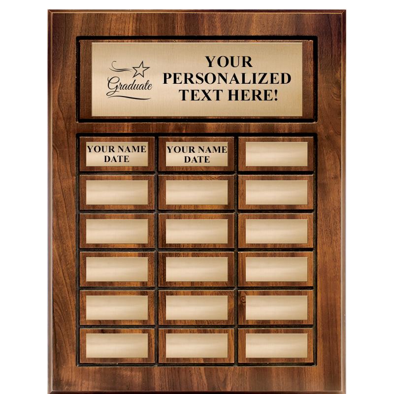 18 PLATES-PERPETUAL PLQ