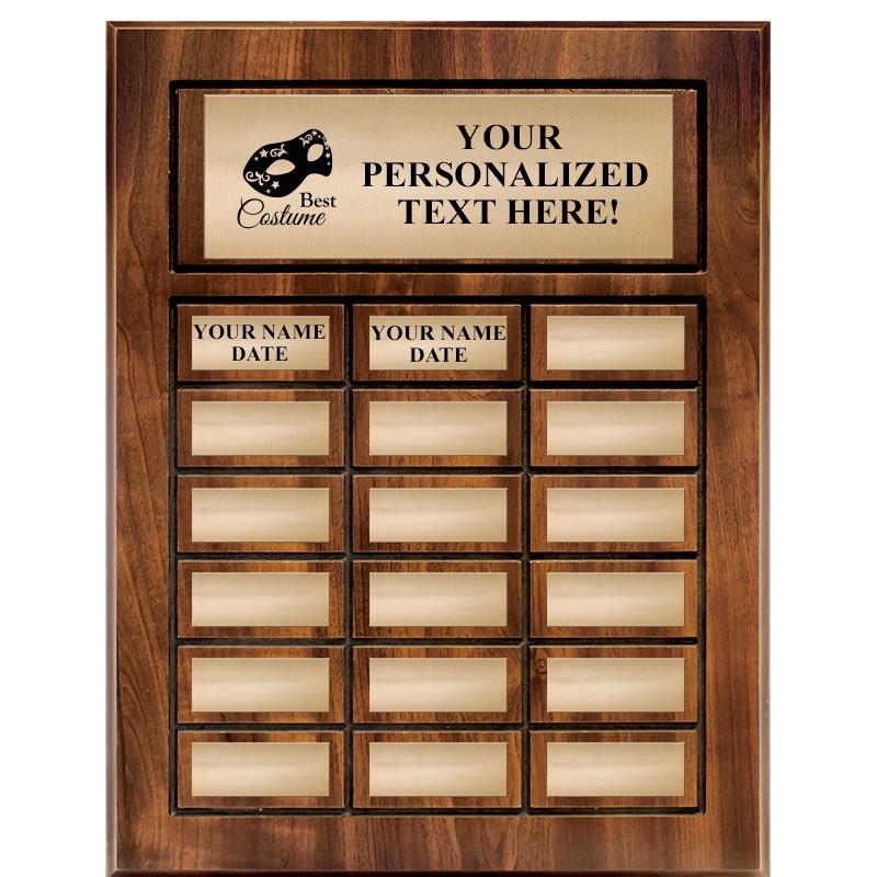 18 PLATES-PERPETUAL PLQ