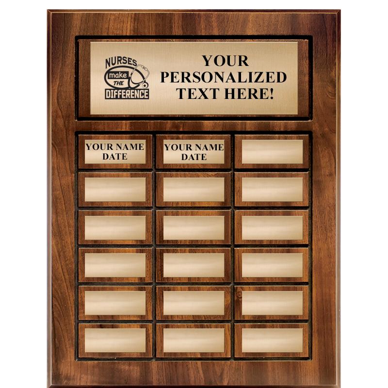 18 PLATES-PERPETUAL PLQ