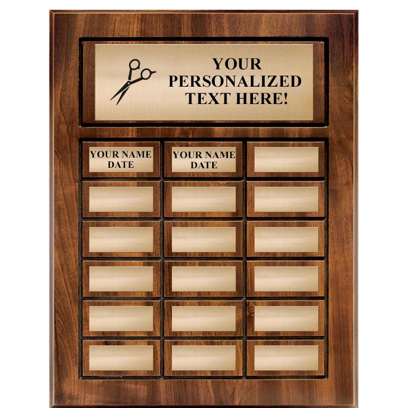 18 PLATES-PERPETUAL PLQ