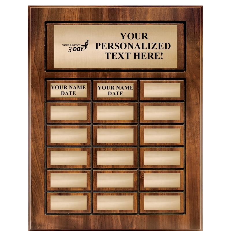 18 PLATES-PERPETUAL PLQ