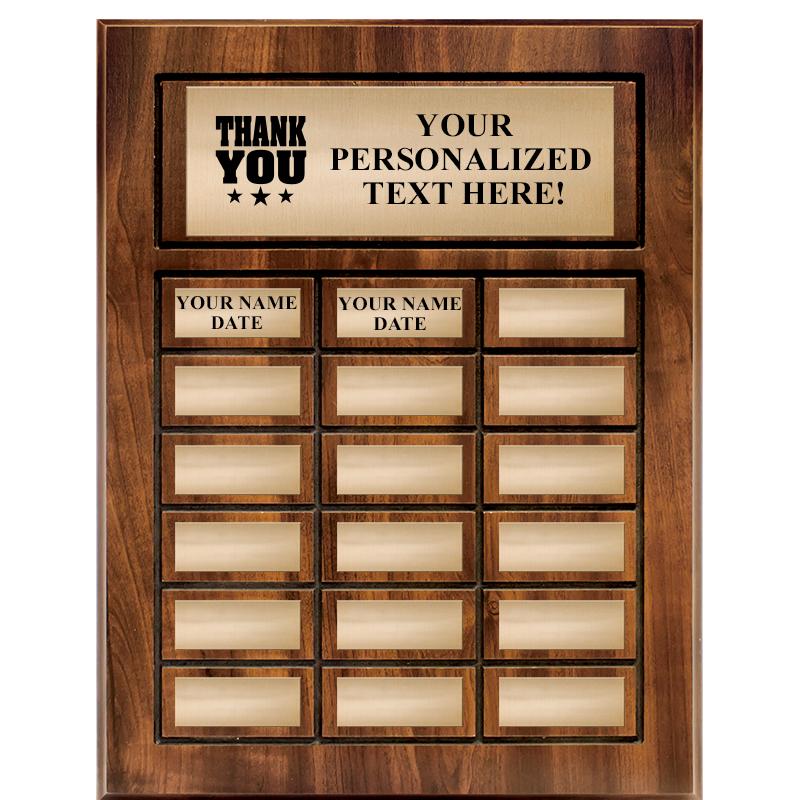 18 PLATES-PERPETUAL PLQ