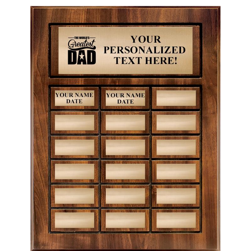 18 PLATES-PERPETUAL PLQ