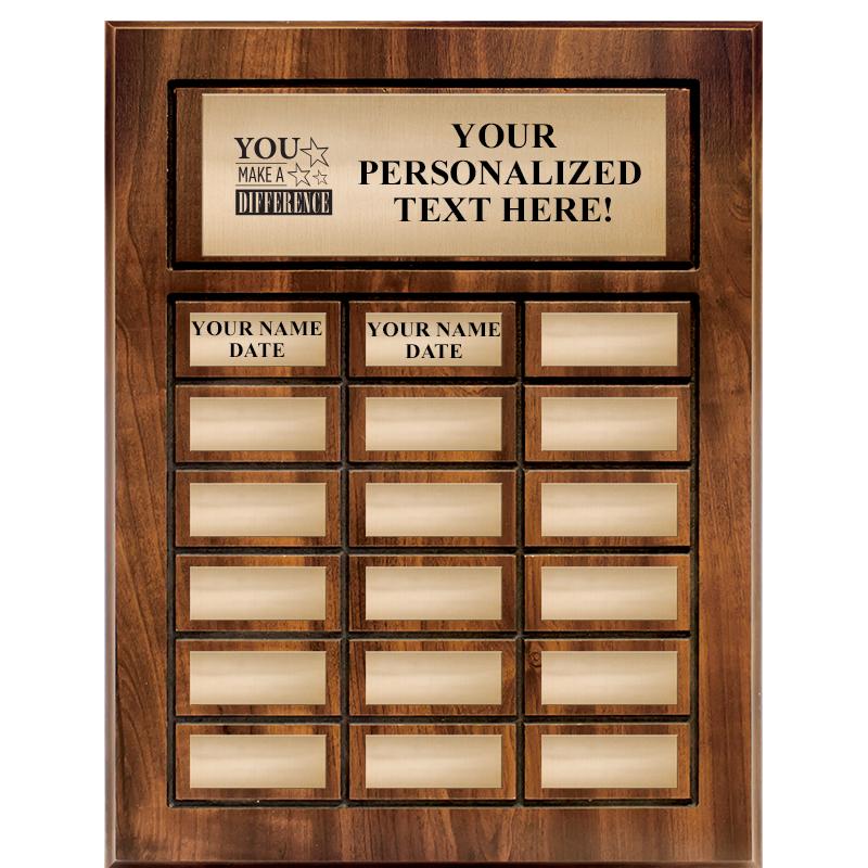 18 PLATES-PERPETUAL PLQ