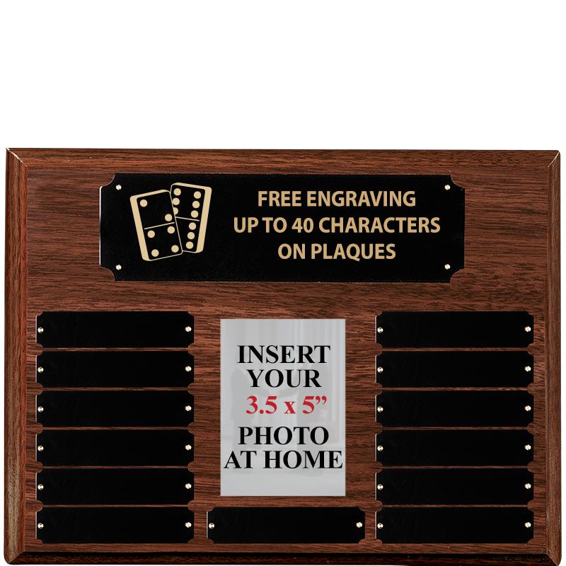 16X12 13PLT WALNUT PHOTO PRPTL