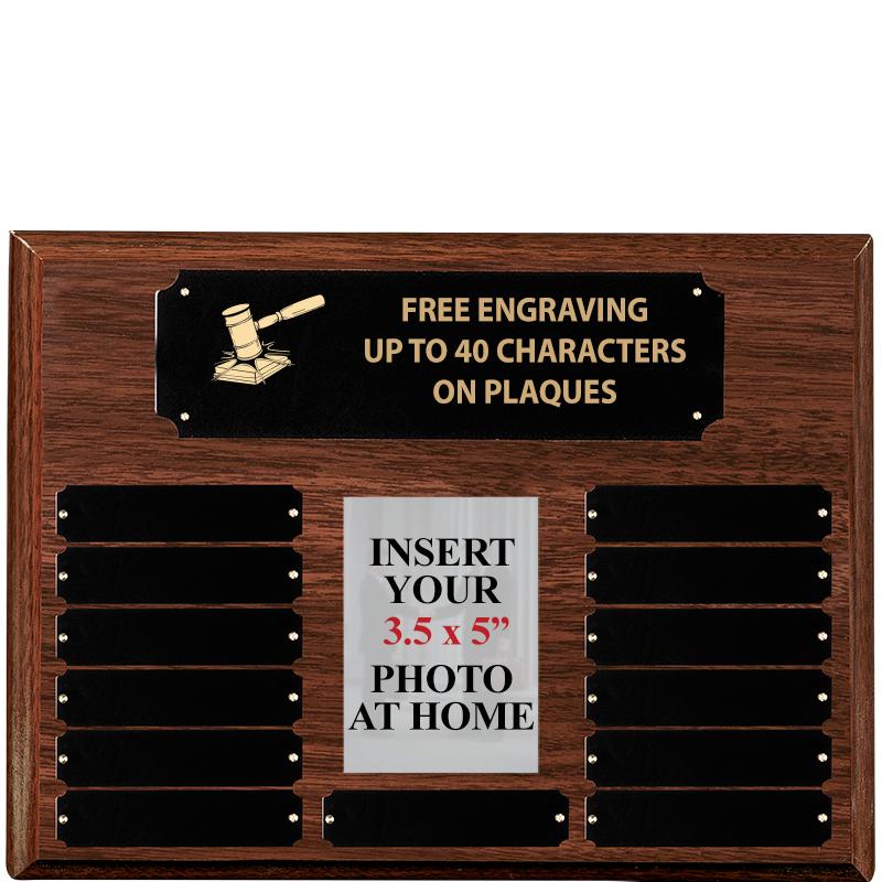 16X12 13PLT WALNUT PHOTO PRPTL