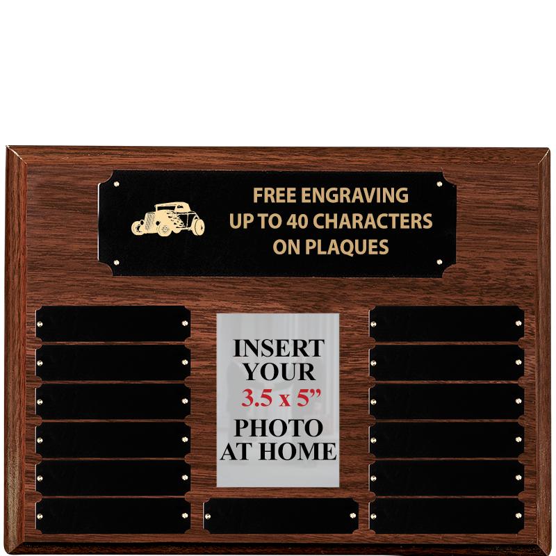 16X12 13PLT WALNUT PHOTO PRPTL