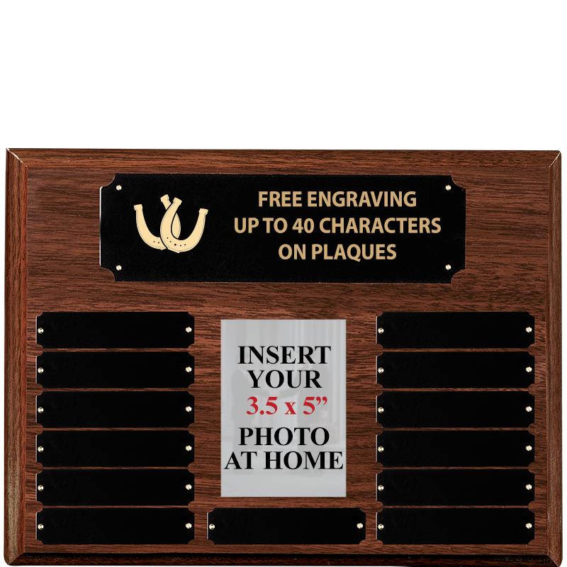 16X12 13PLT WALNUT PHOTO PRPTL