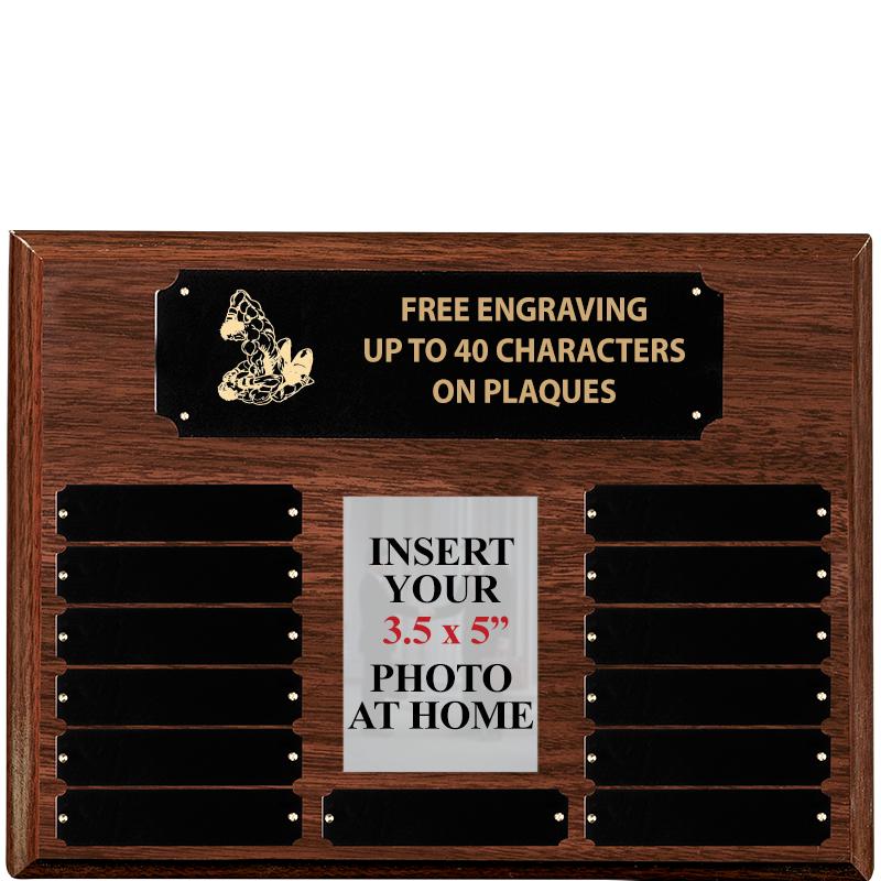 16X12 13PLT WALNUT PHOTO PRPTL