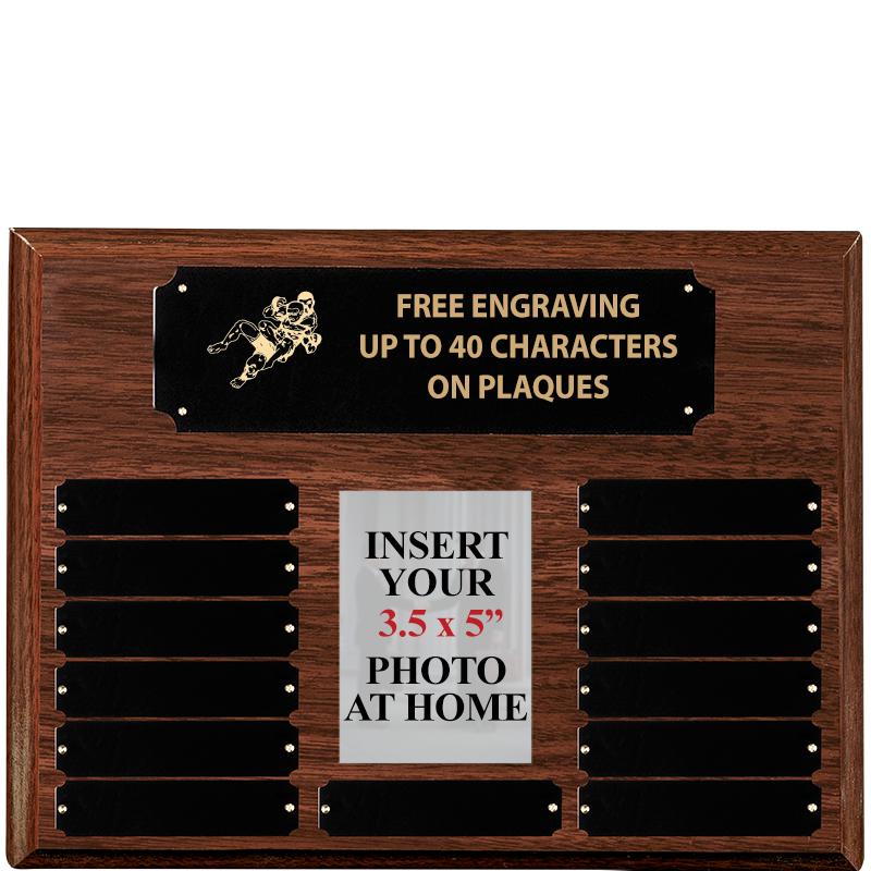 16X12 13PLT WALNUT PHOTO PRPTL