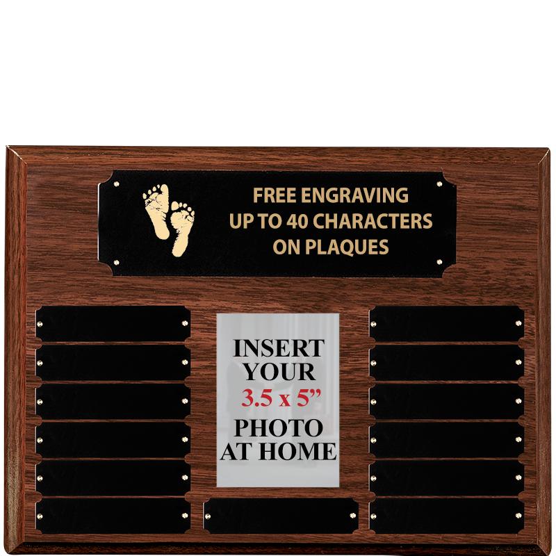 16X12 13PLT WALNUT PHOTO PRPTL