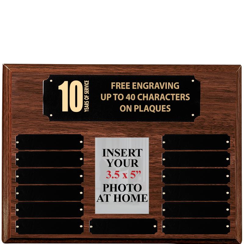 16X12 13PLT WALNUT PHOTO PRPTL