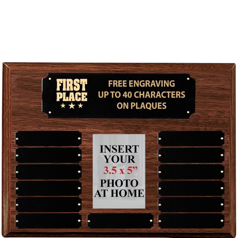 16X12 13PLT WALNUT PHOTO PRPTL