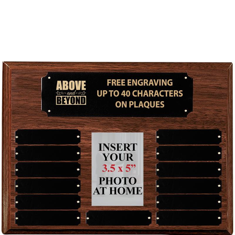 16X12 13PLT WALNUT PHOTO PRPTL