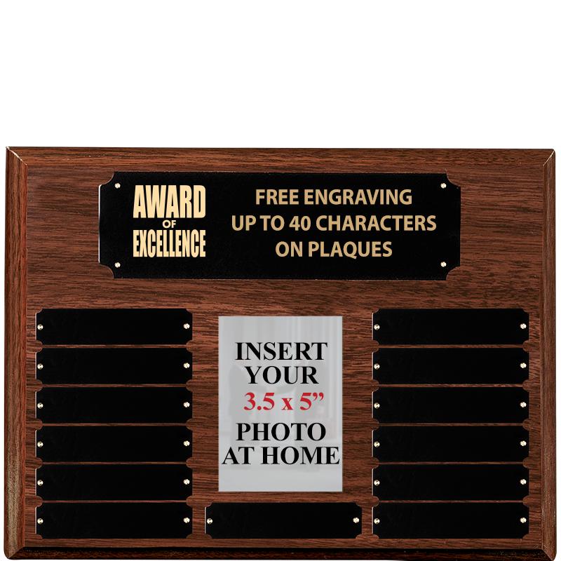 16X12 13PLT WALNUT PHOTO PRPTL