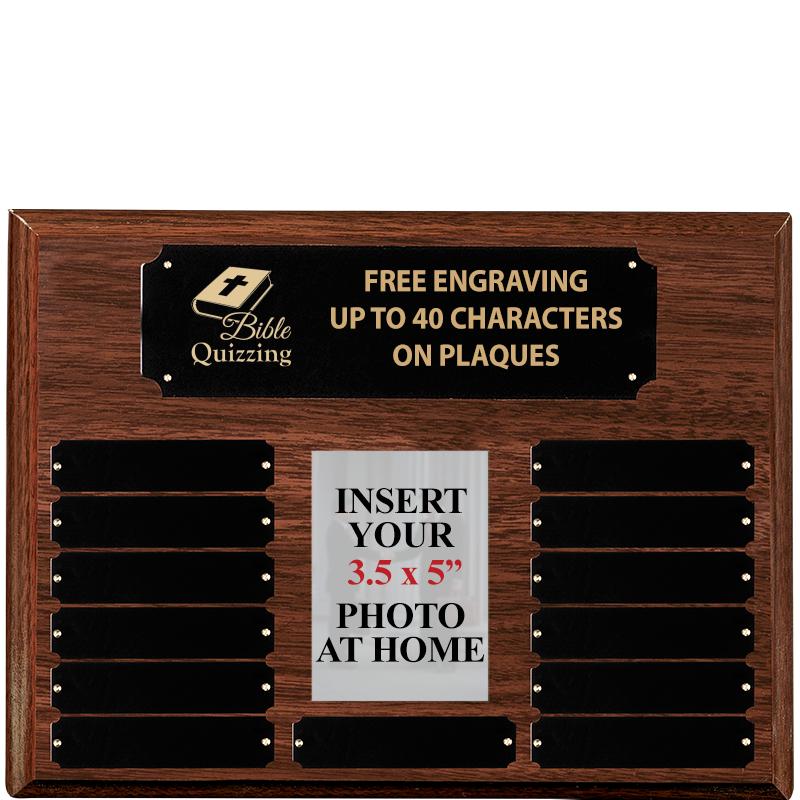 16X12 13PLT WALNUT PHOTO PRPTL