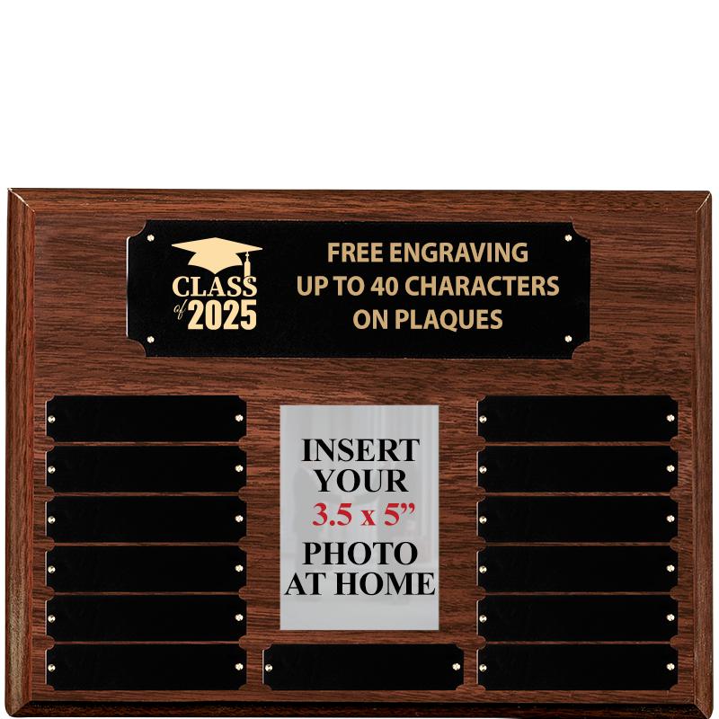 16X12 13PLT WALNUT PHOTO PRPTL