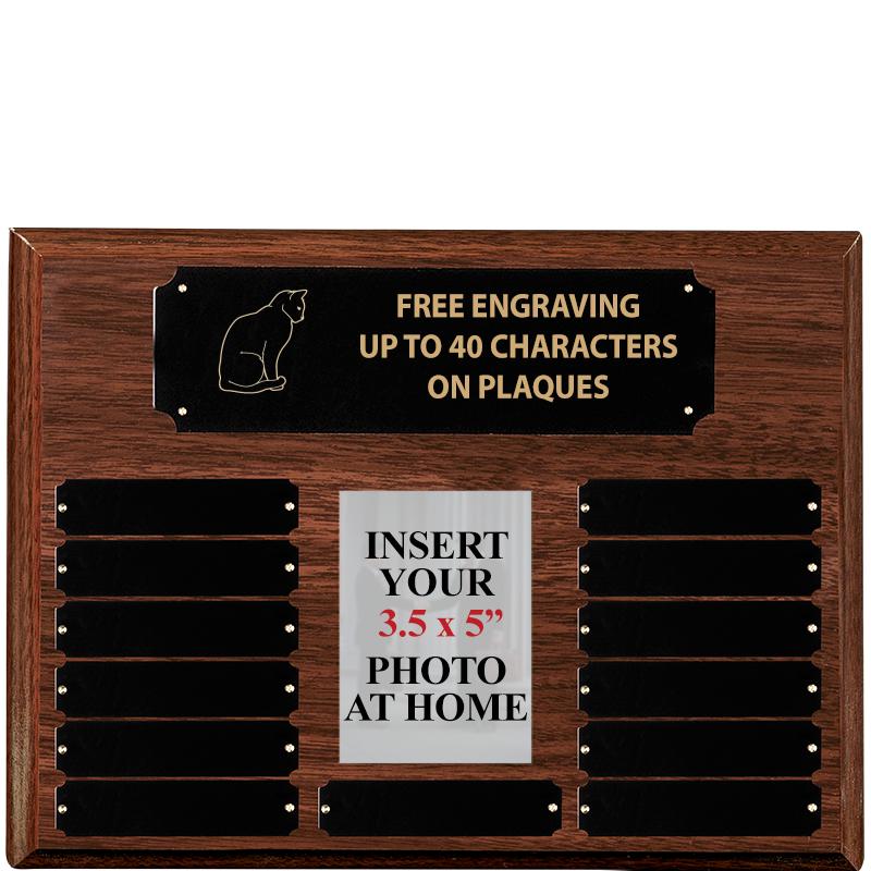 16X12 13PLT WALNUT PHOTO PRPTL