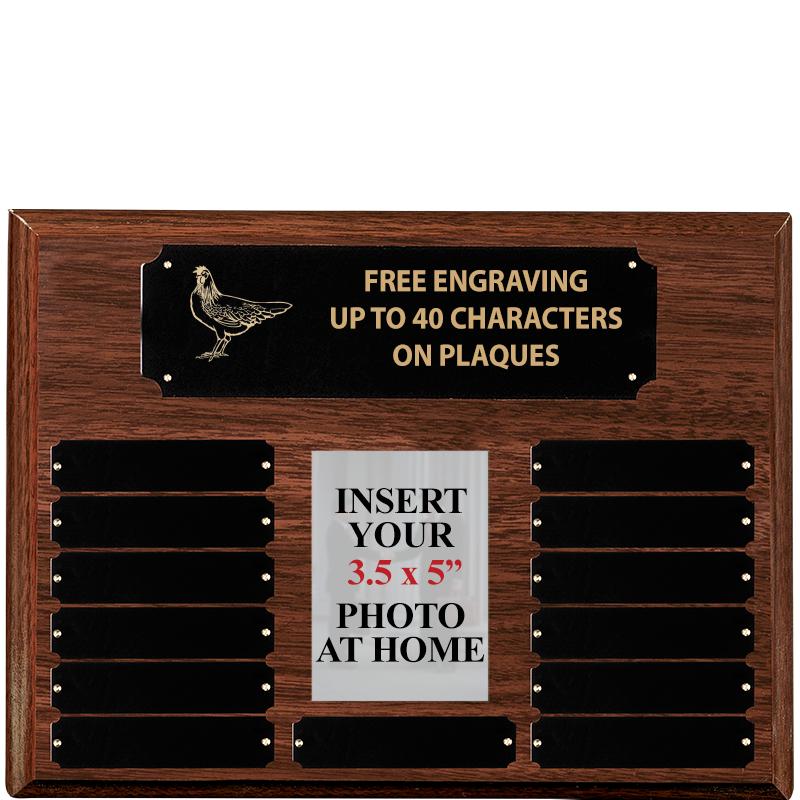 16X12 13PLT WALNUT PHOTO PRPTL