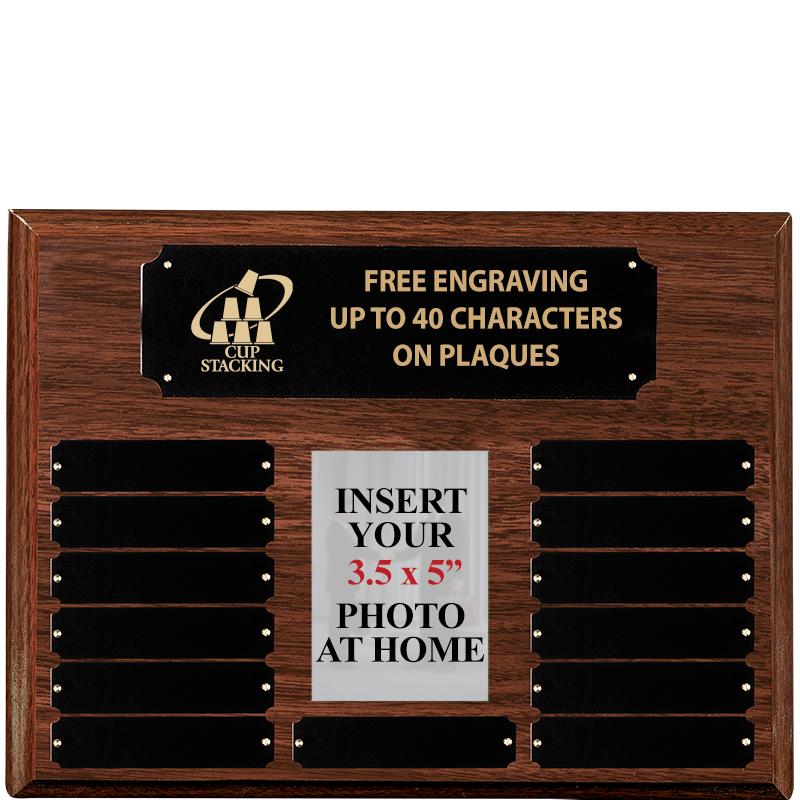 16X12 13PLT WALNUT PHOTO PRPTL