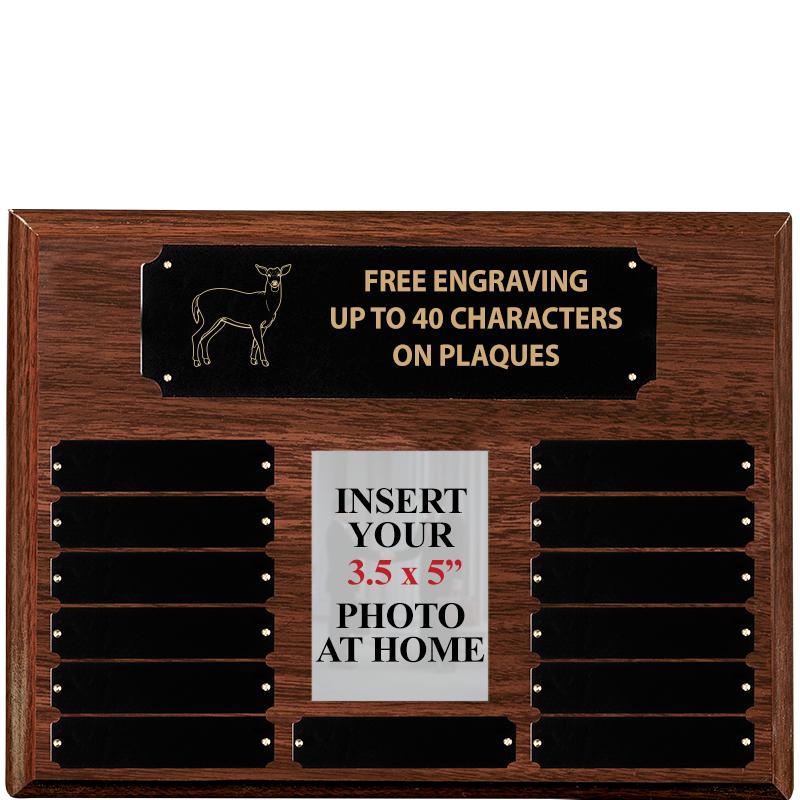 16X12 13PLT WALNUT PHOTO PRPTL