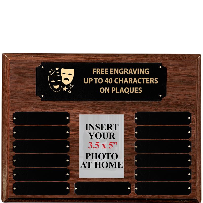 16X12 13PLT WALNUT PHOTO PRPTL