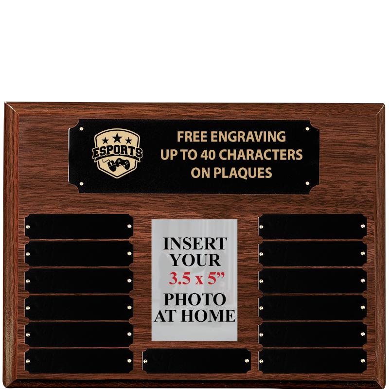 16X12 13PLT WALNUT PHOTO PRPTL