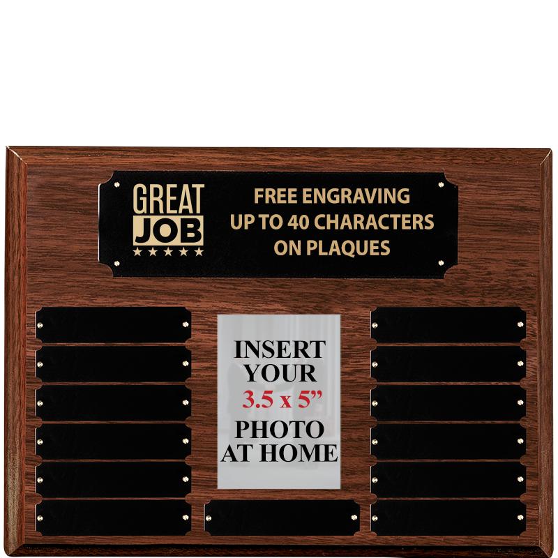 16X12 13PLT WALNUT PHOTO PRPTL