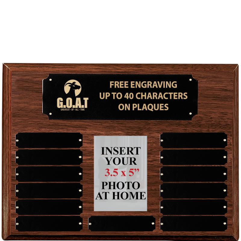 16X12 13PLT WALNUT PHOTO PRPTL