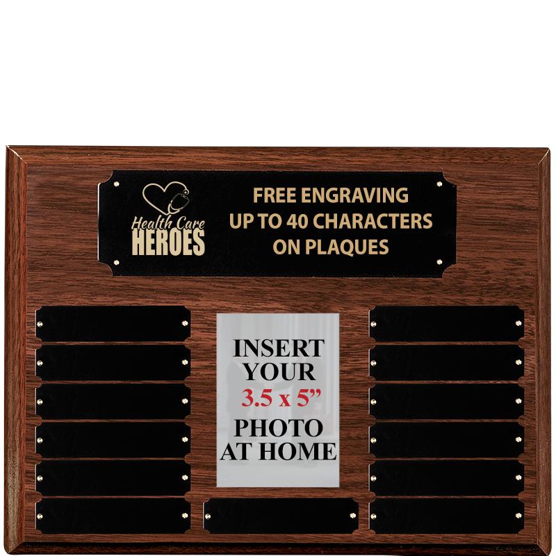 16X12 13PLT WALNUT PHOTO PRPTL