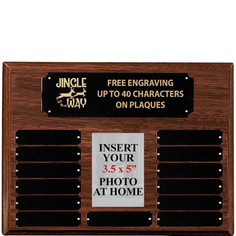 16X12 13PLT WALNUT PHOTO PRPTL