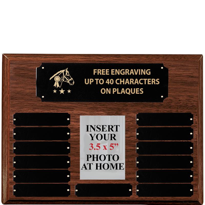 16X12 13PLT WALNUT PHOTO PRPTL