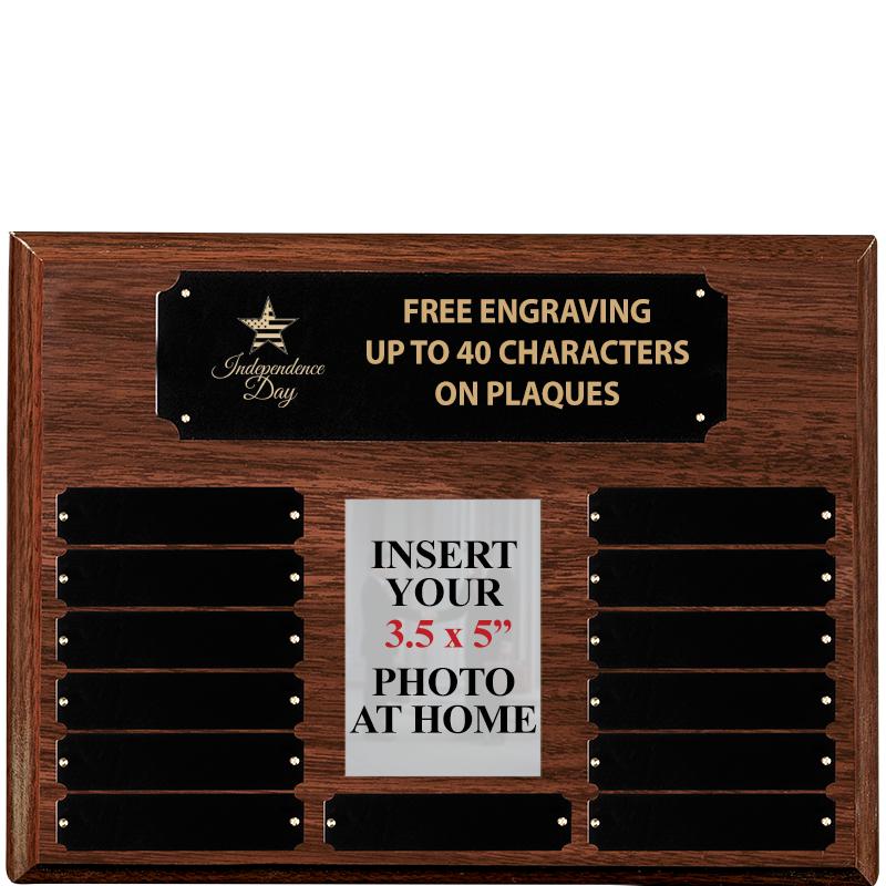 16X12 13PLT WALNUT PHOTO PRPTL