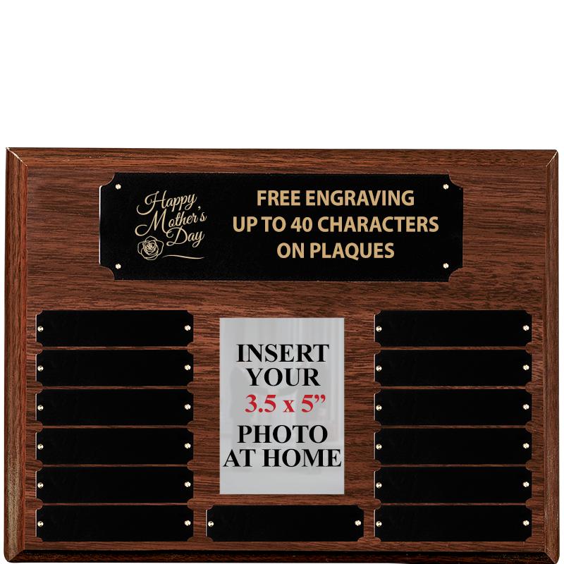 16X12 13PLT WALNUT PHOTO PRPTL