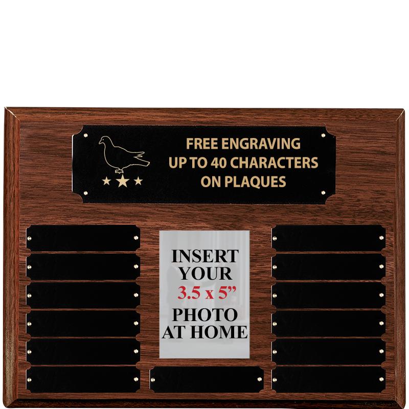 16X12 13PLT WALNUT PHOTO PRPTL