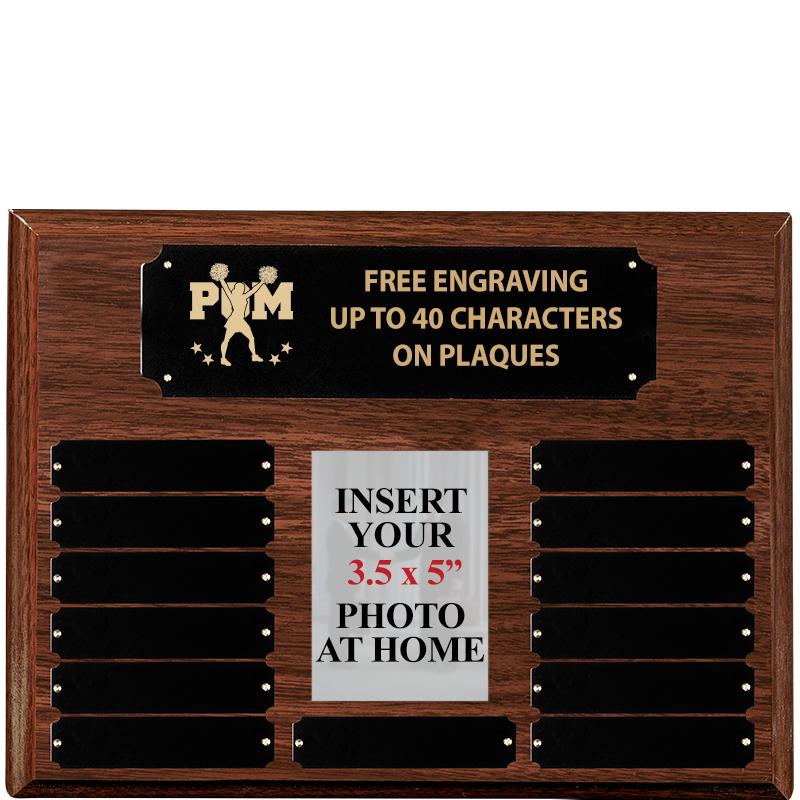 16X12 13PLT WALNUT PHOTO PRPTL