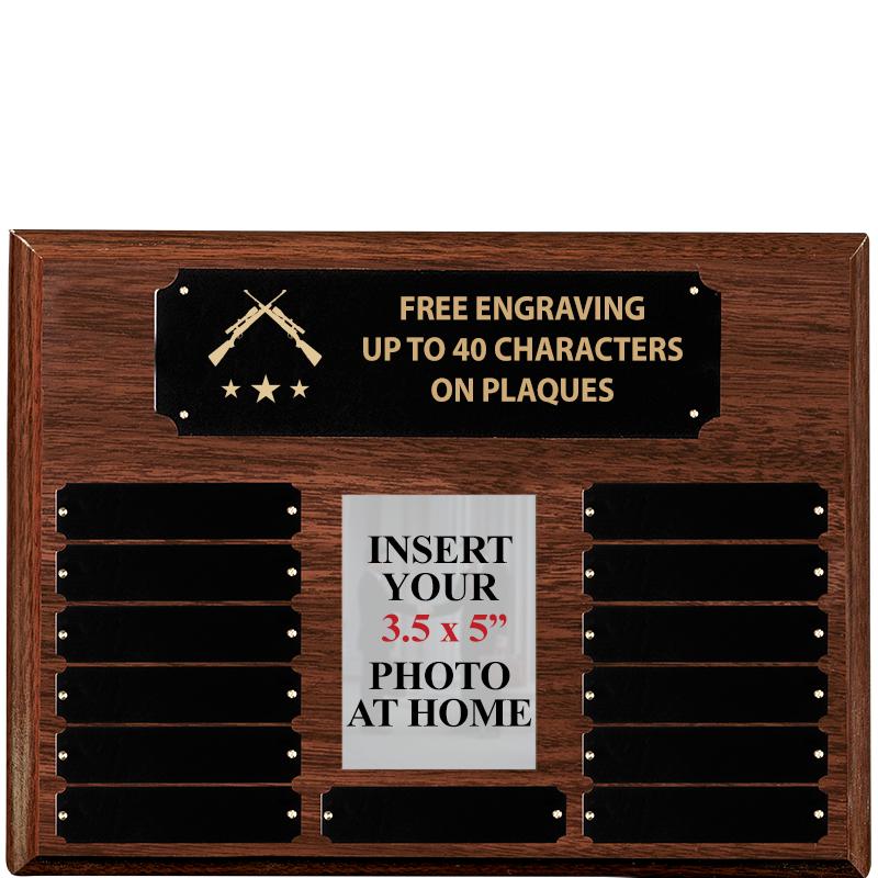 16X12 13PLT WALNUT PHOTO PRPTL