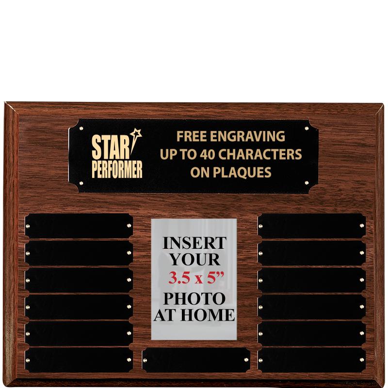 16X12 13PLT WALNUT PHOTO PRPTL