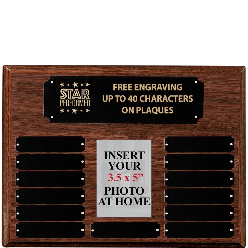 16X12 13PLT WALNUT PHOTO PRPTL