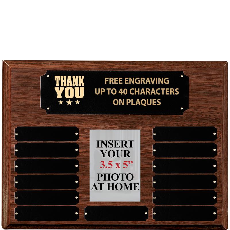 16X12 13PLT WALNUT PHOTO PRPTL