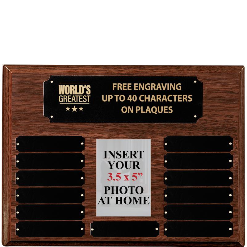 16X12 13PLT WALNUT PHOTO PRPTL