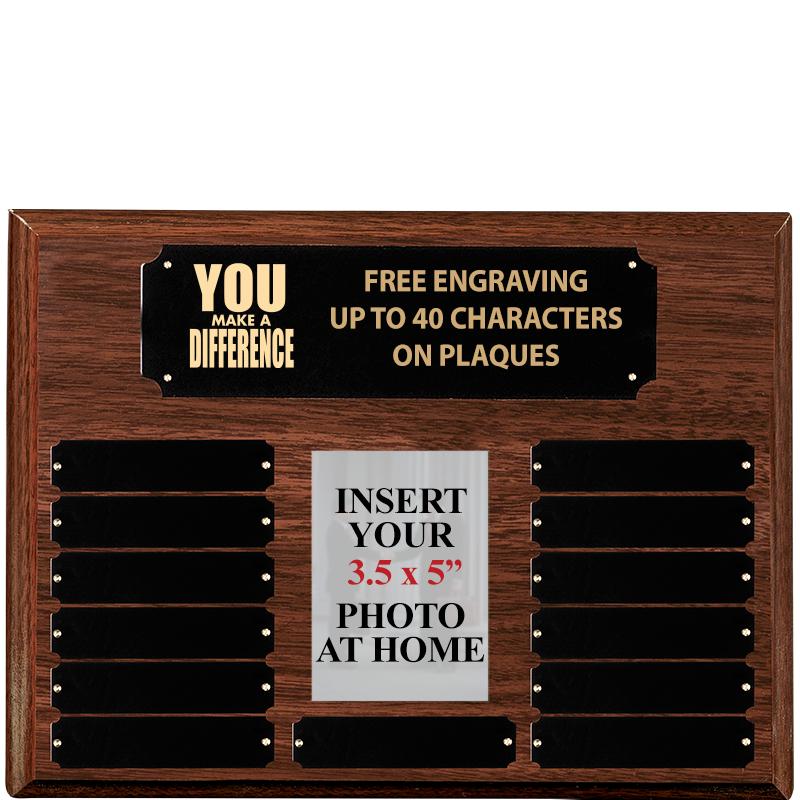 16X12 13PLT WALNUT PHOTO PRPTL