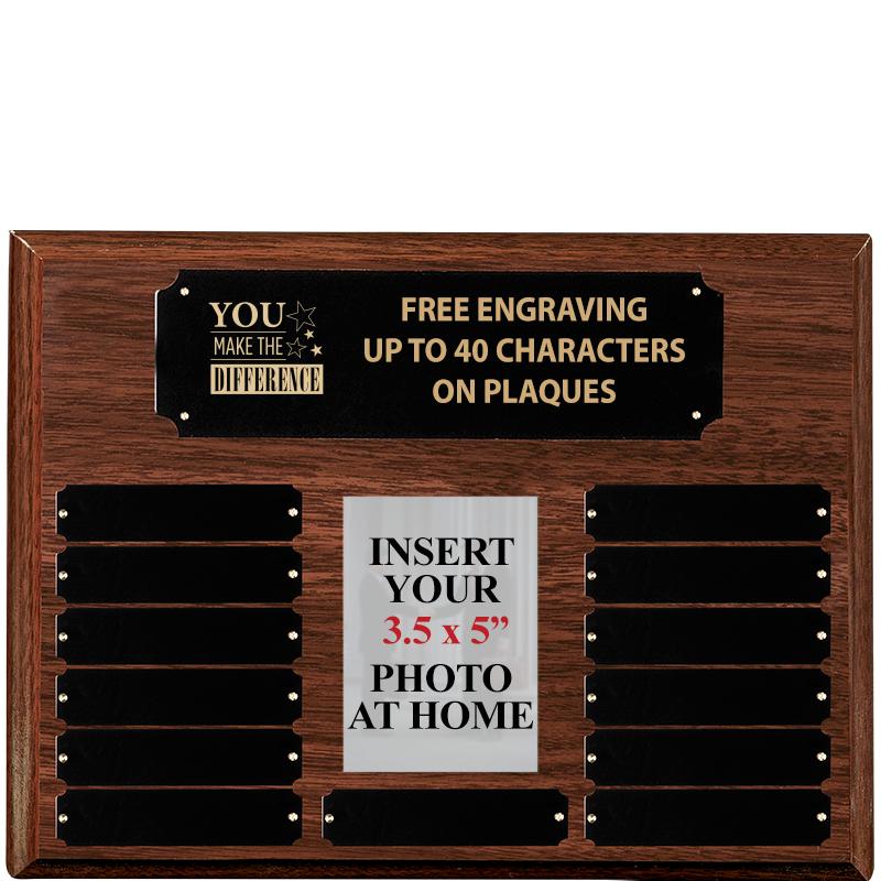 16X12 13PLT WALNUT PHOTO PRPTL