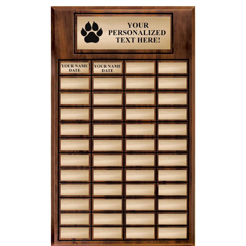 48 PLATES-PERPETUAL PLQ