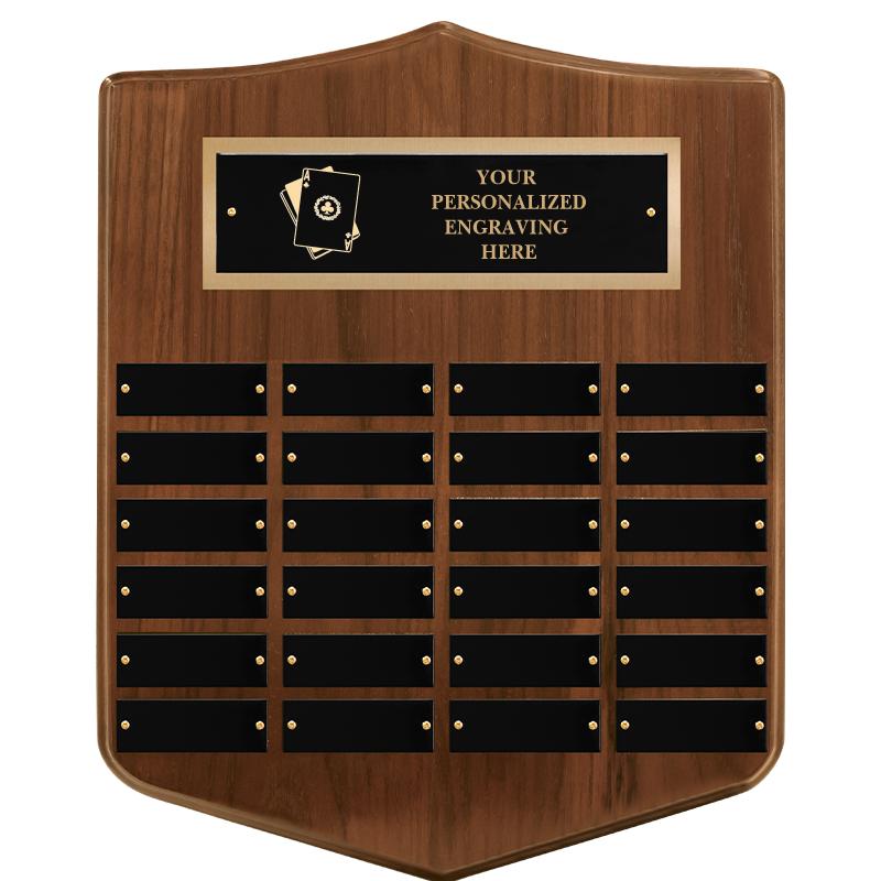 12x15 24 PLT SH WALNUT PPTL PL