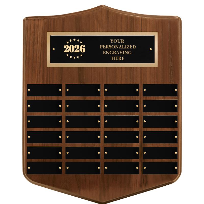 12x15 24 PLT SH WALNUT PPTL PL