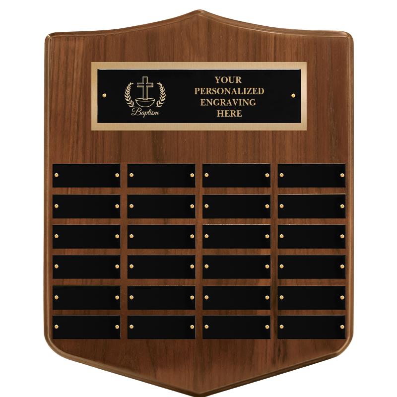 12x15 24 PLT SH WALNUT PPTL PL